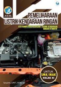 Image of Pemeliharaan Kelistrikan Kendaraan Ringan Untuk SMK Kelas XI